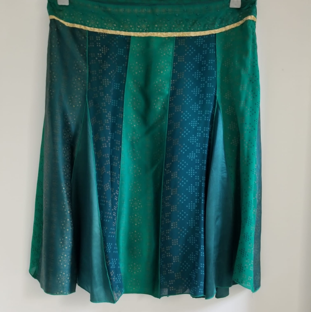 Mango Silk skirt size 10